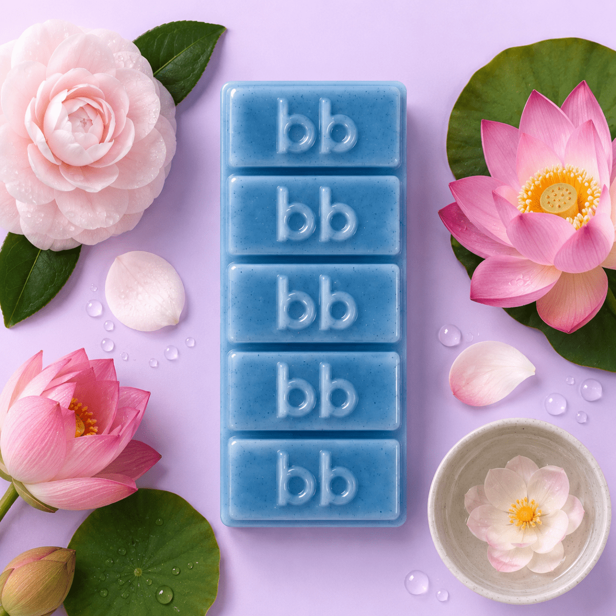 Camelia Lotus Bloom Soy Wax Melts by Bath Box Australia