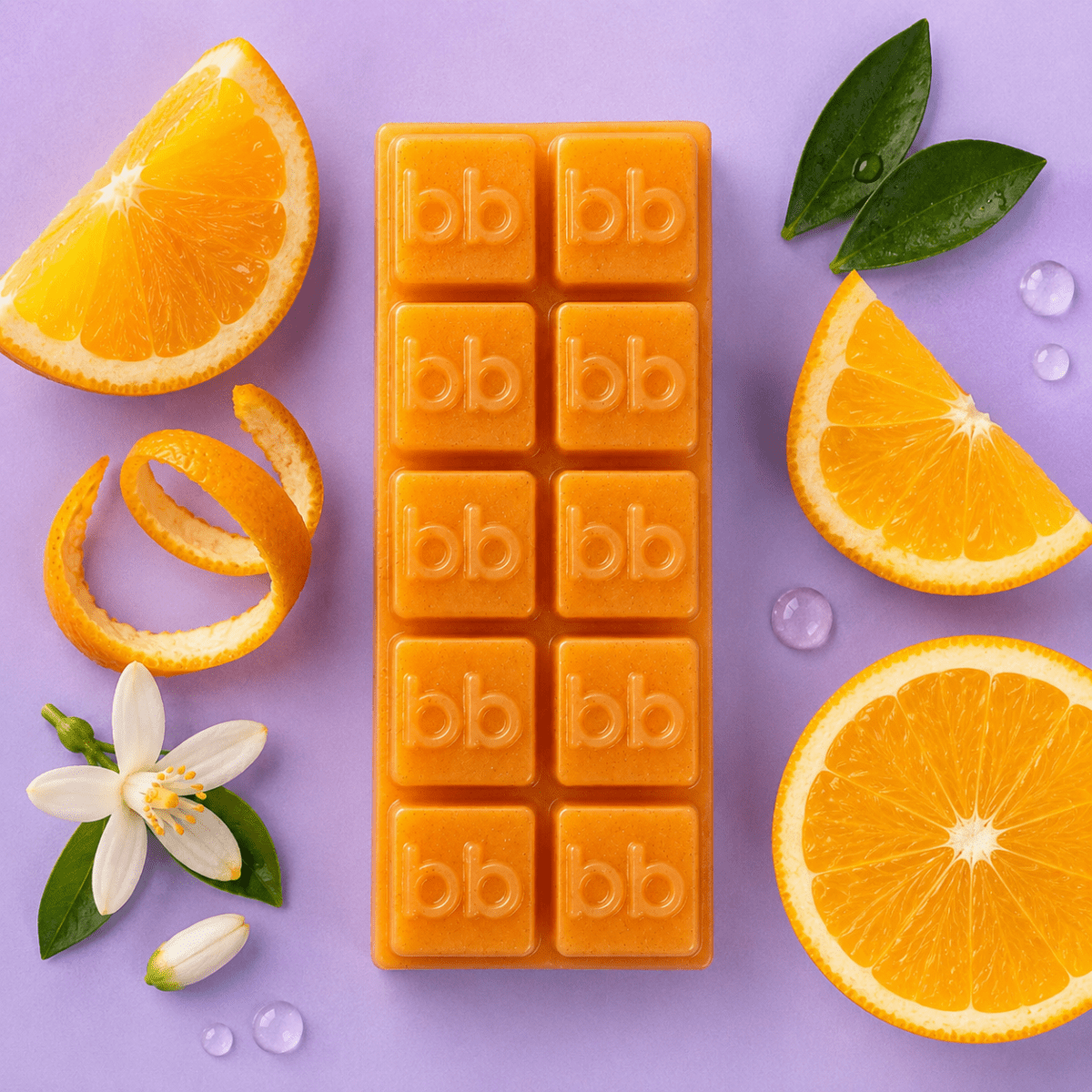 Orange Burst Soy Wax Melts by Bath Box