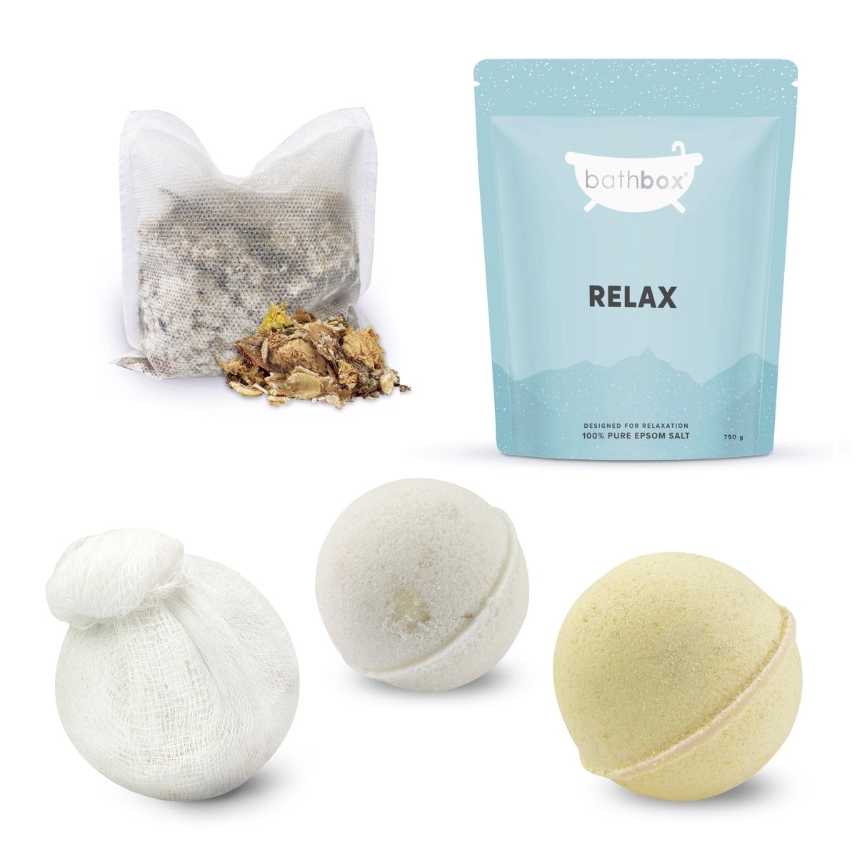 Sensitive Skin Bath Bombs, Salts & Soaks Gift Set
