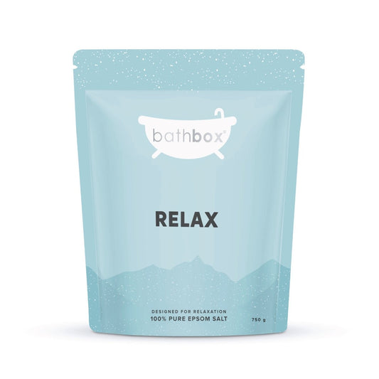 Relax & De-Stress Bath Salts - Epsom Salts & Magnesium Sulphate Soak by Bath Box Australia