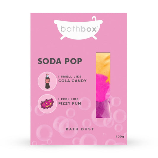 Soda Pop Bath Dust for Kids & Adults - Colourful Glitters & Cola Candy Fragrance - Made in Australia by Bath Box