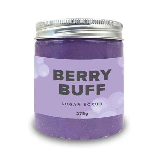 Berry Buff Sugar Body Scrub for Shower & Bath