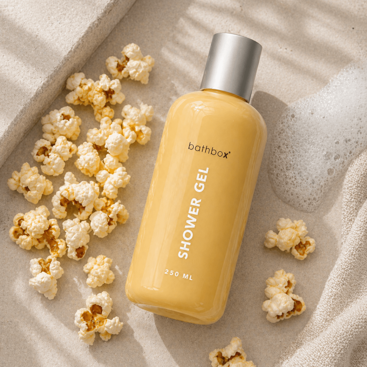 Caramel Popcorn Shower Gel Body Wash by Bath Box Australia