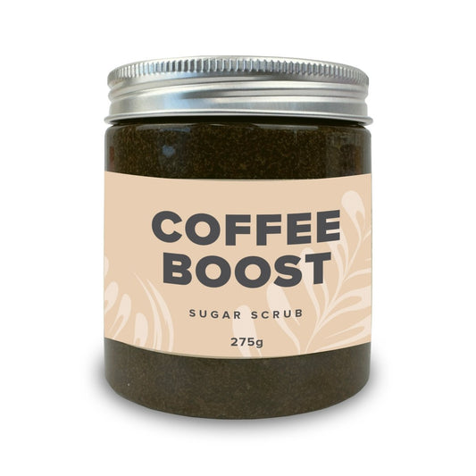 Coffee Boost Sugar Body Scrub for Shower & Bath