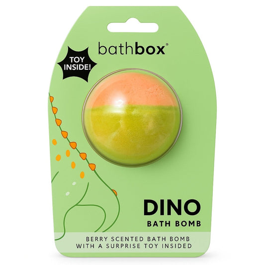 Dino Kids Bath Bomb Fizzer With Toy by Bath Box Australia