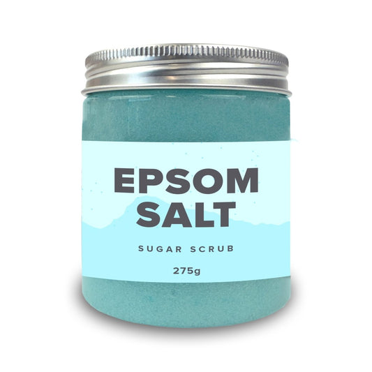 Epsom Salt Sugar Body Scrub for Shower & Bath