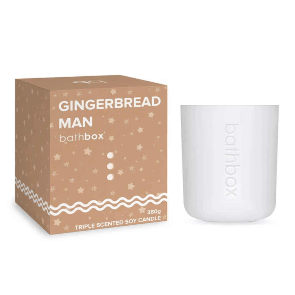 Gingerbread Man Candle