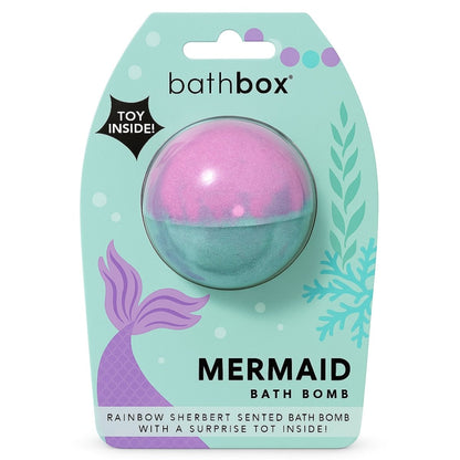 Mermaid Kids Bath Bomb Fizzer With Toy by Bath Box Australia