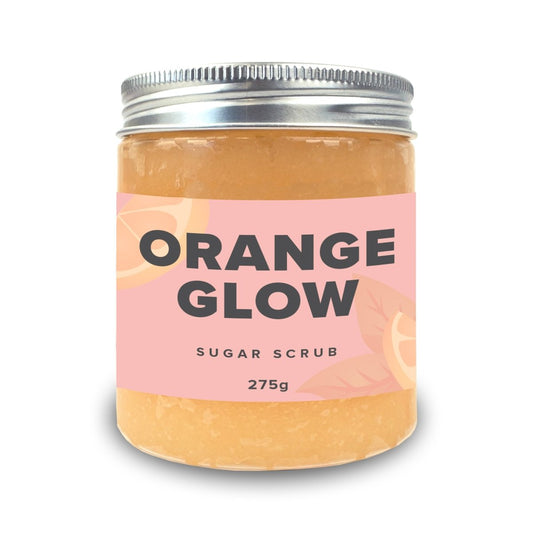 Orange Glow Sugar Body Scrub for Shower & Bath