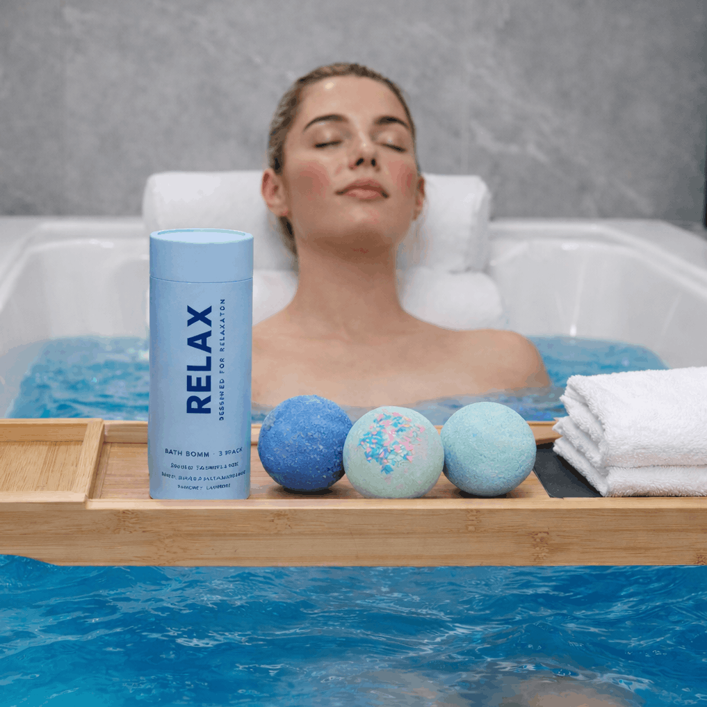 Relax Bath Bombs Bath Gift Set Bundle - Bath Box Australia