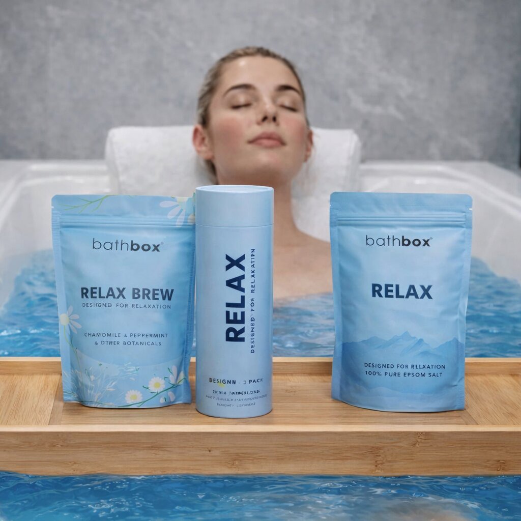 Relax Starter Bath Gift Set - Bath Bombs, Salts & Soaks Bundle