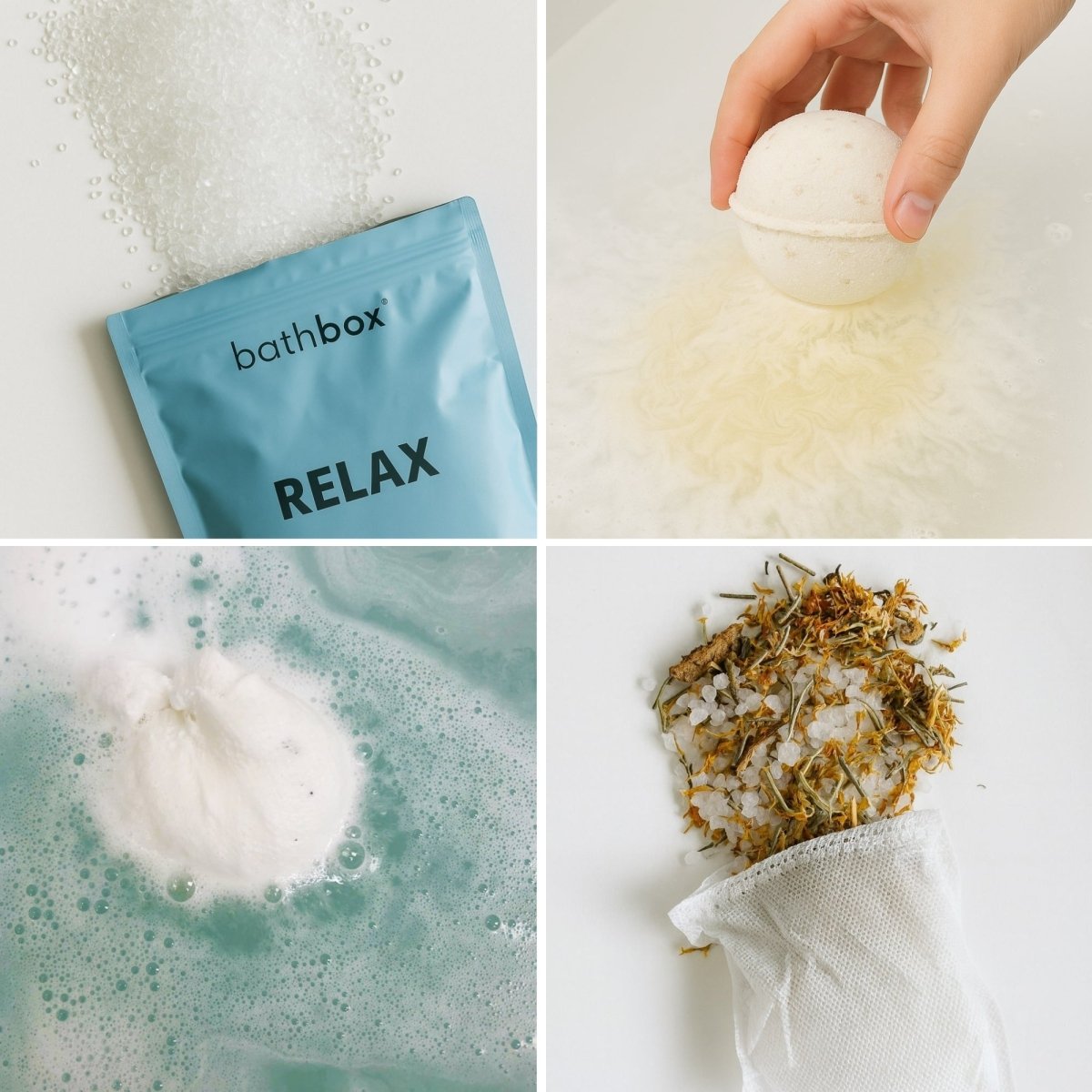 Sensitive Skin, Eczema & Psoriasis Bath Soak Gift - Bath Bombs, Bath Salts by Bath Box Australia