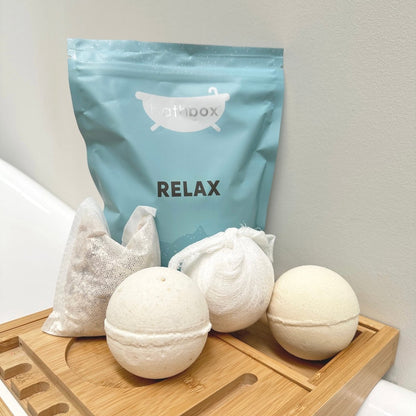Sensitive Skin, Eczema & Psoriasis Bath Soak Gift - Bath Bombs, Bath Salts by Bath Box Australia