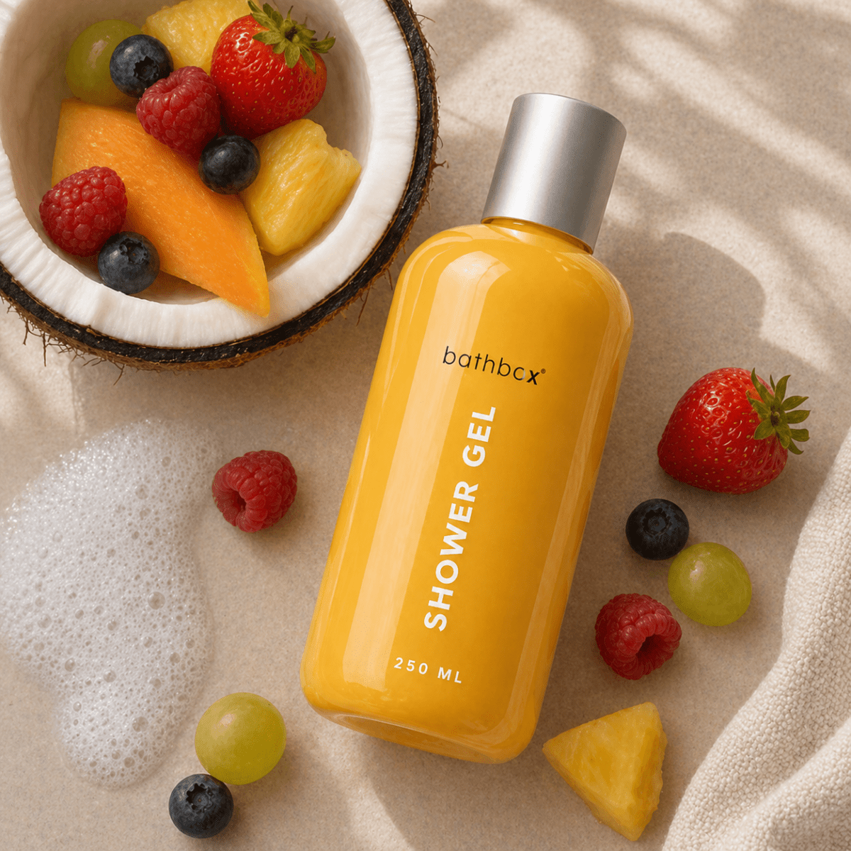 Summer Fruit Shower Gel Body Wash by Bath Box Australia