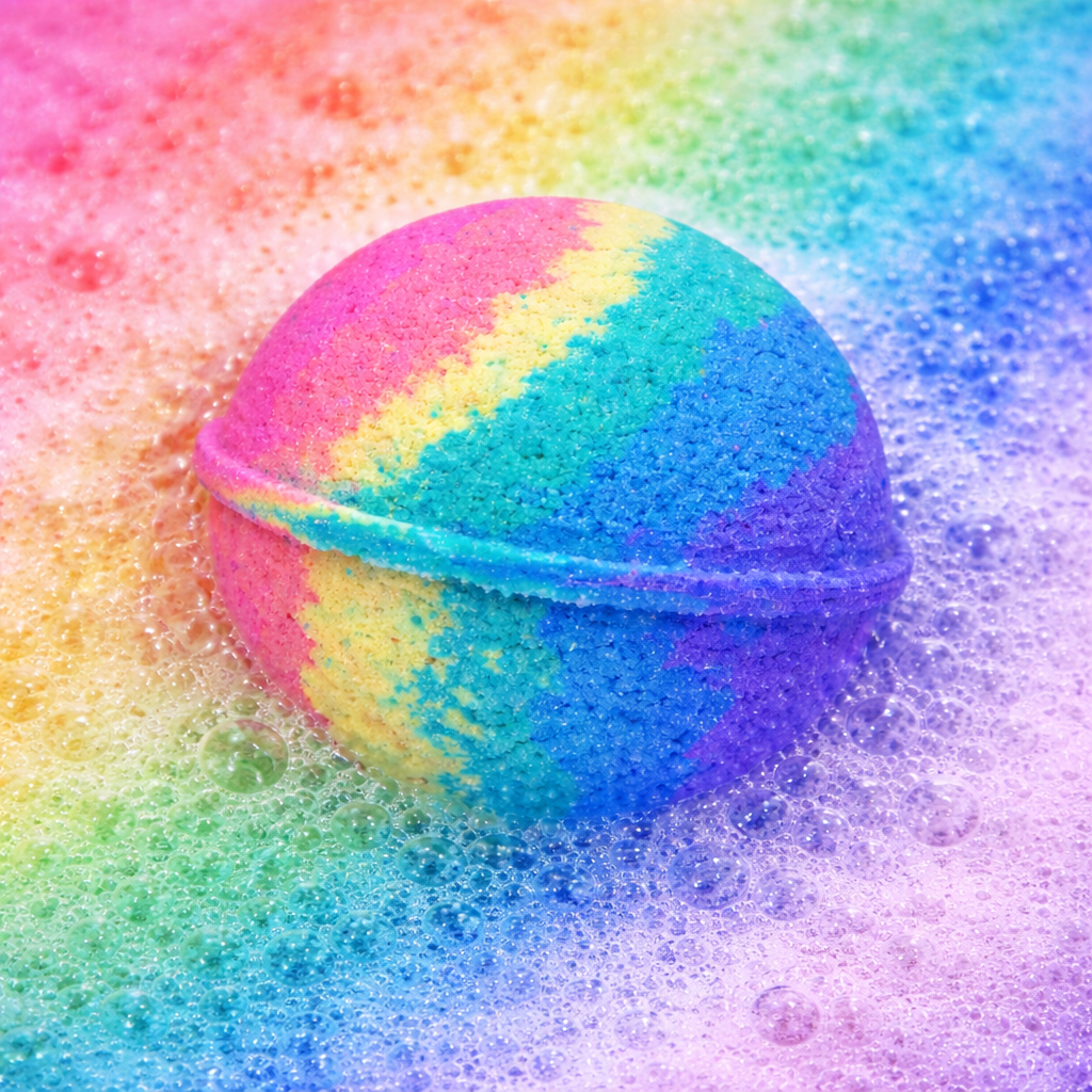 Technicolour Bath Bomb by Bath Box Australia