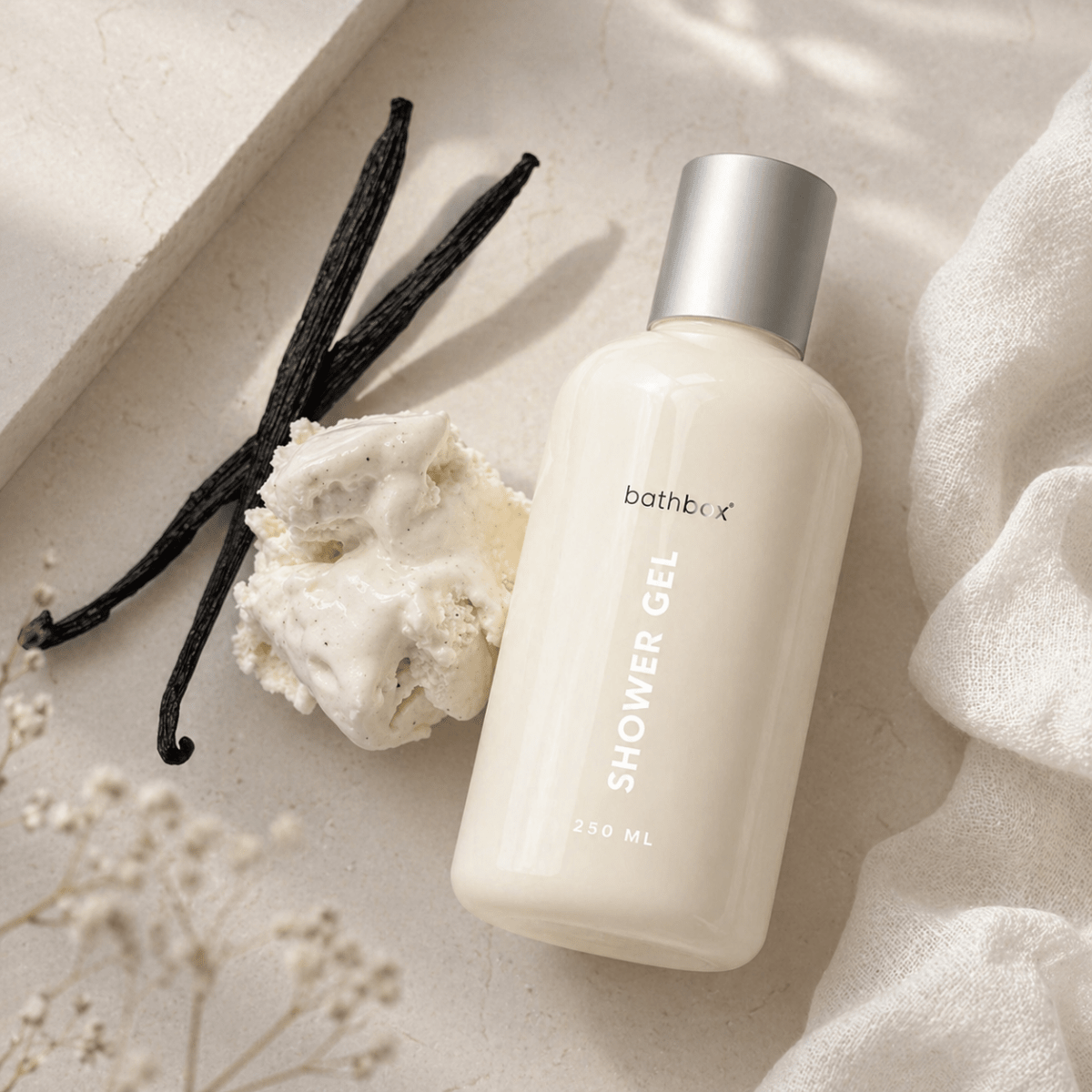 Vanilla Ice Cream Shower Gel Body Wash by Bath Box Australia