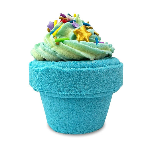 Carnival Cupcake Bath Bomb for Kids & Adults - Large & Colourful With Blueberry Fragrance - Made in Australia by Bath Box