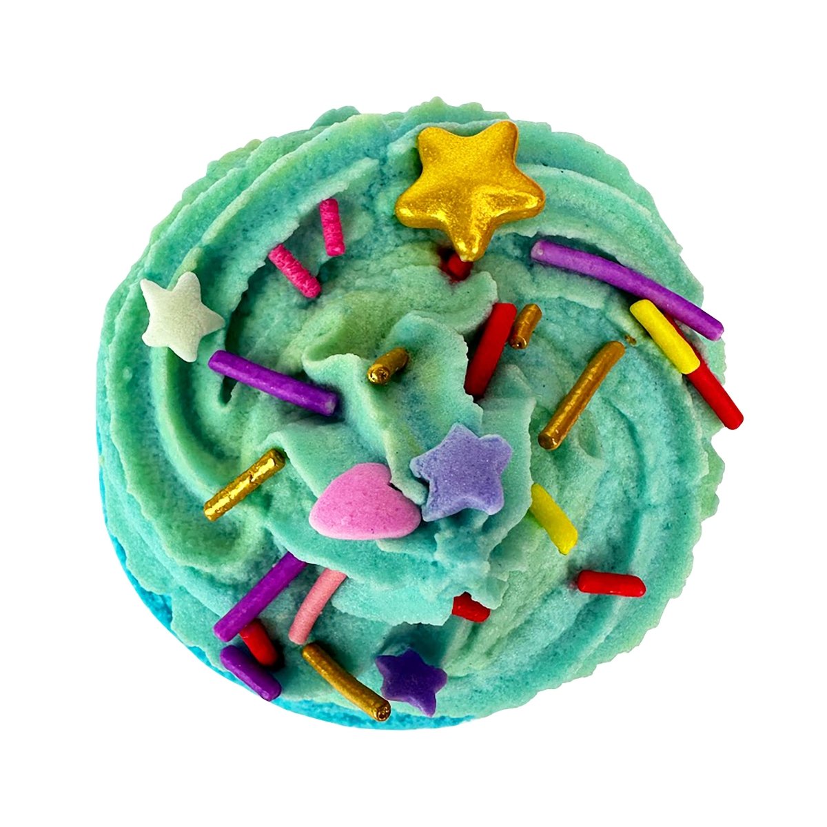Carnival Cupcake Bath Bomb for Kids & Adults - Large & Colourful With Blueberry Fragrance - Made in Australia by Bath Box