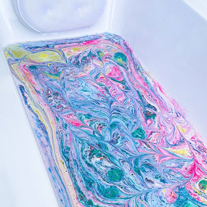 Floss Yourself Bath Dust for Kids & Adults - Colourful Glitters & Cotton Candy Fragrance - Made in Australia by Bath Box