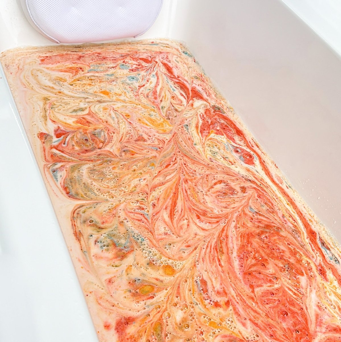Fuzzy Bath Dust for Kids & Adults - Colourful Glitters & Peach Crumble Fragrance - Made in Australia by Bath Box