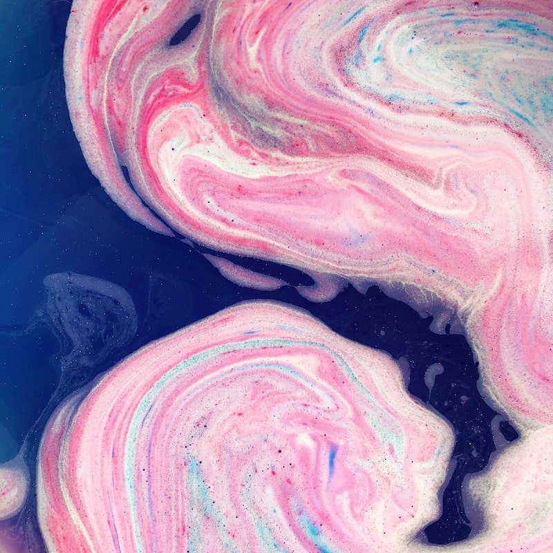 Galactic Girl Bath Bomb for Kids & Adults - Large Colourful Glitters & Mint Mojito Fragrance - Made in Australia by Bath Box