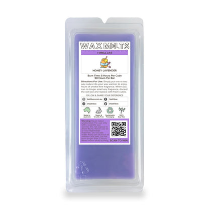 Honey Lavender Natural Soy Wax Melts - Candle Alternative Aromatherapy & Strong Scent Fragrance Made in Australia by Bath Box