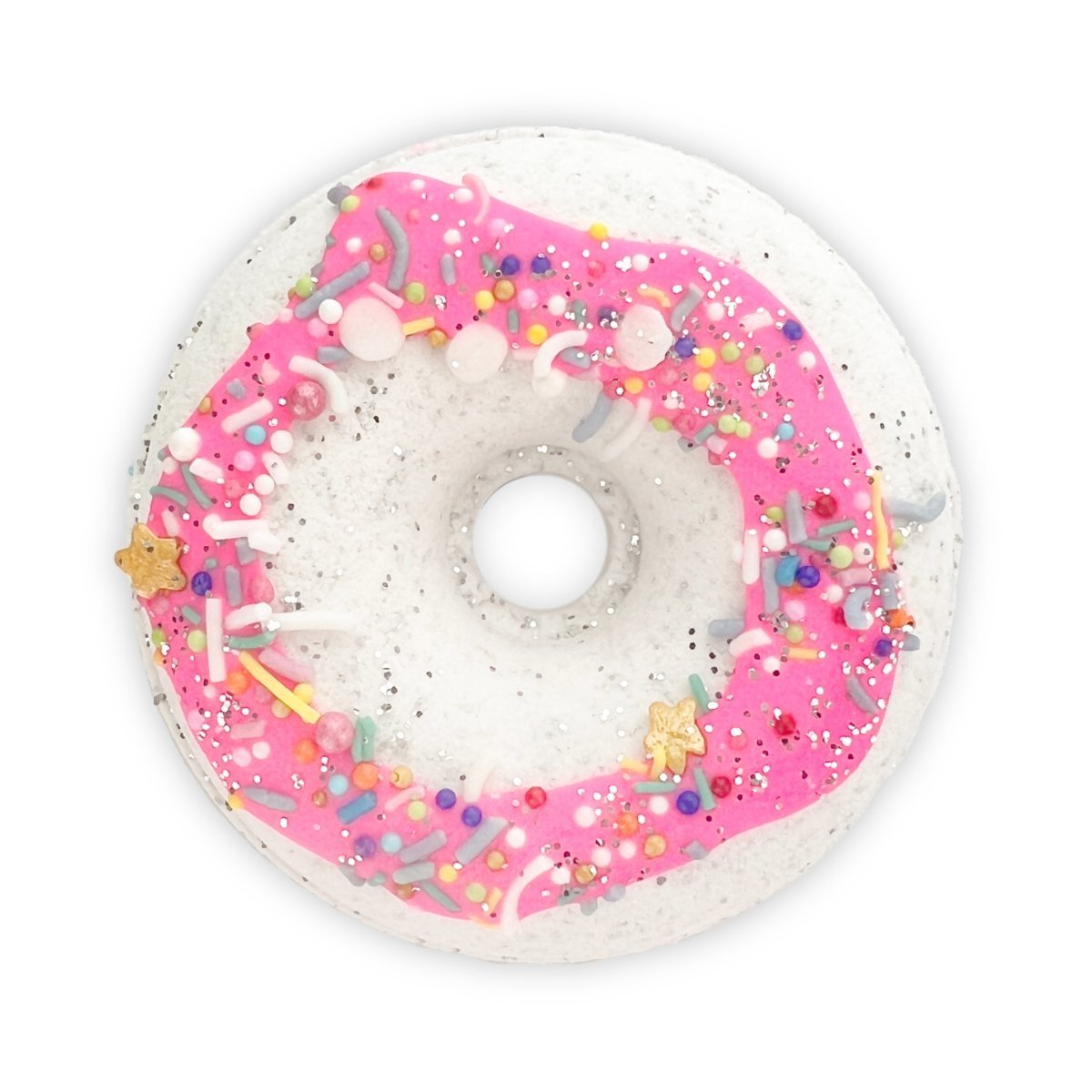 Jam Donut Bath Bomb for Kids & Adults - Colourful Sprinkles & Raspberry Jam Fragrance - Made in Australia by Bath Box
