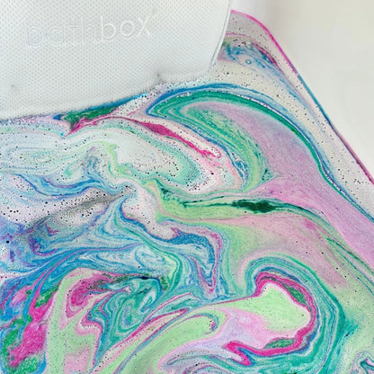 Jungle Fever Bath Bomb for Kids & Adults - Large Colourful Glitters & Bubblegum Fragrance - Made in Australia by Bath Box