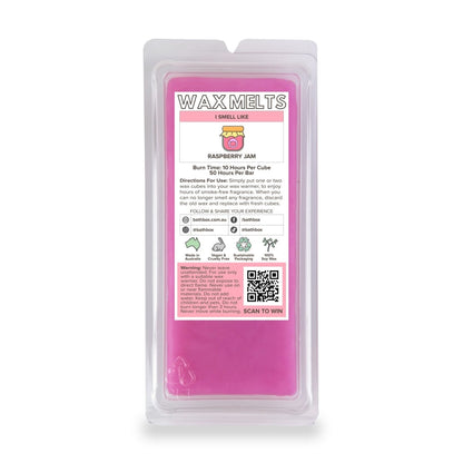 Raspberry Jam Natural Soy Wax Melts - Candle Alternative Aromatherapy & Strong Scent Fragrance Made in Australia by Bath Box