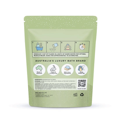 Recovery Bath Salts - Magnesium Chloride Flakes Soak Plus Epsom Salts - Bath Box Australia