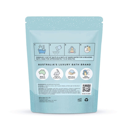 Relax & De-Stress Bath Salts - Epsom Salts & Magnesium Sulphate Soak by Bath Box Australia