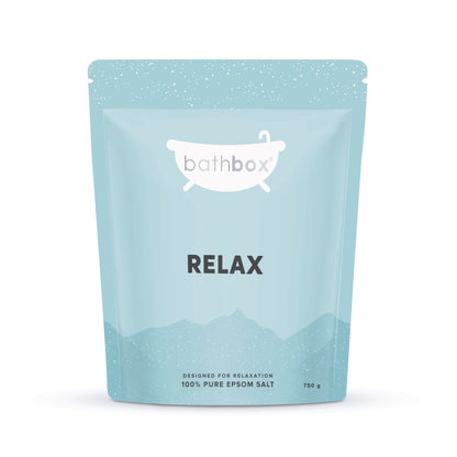 Relax & De-Stress Bath Salts - Epsom Salts & Magnesium Sulphate Soak by Bath Box Australia