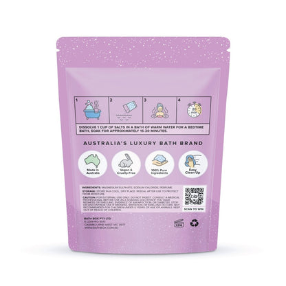 Sleep Bath Salts Soak - Lavender Epsom Magnesium Sulphate & Sodium Chloride - Bath Box Australia