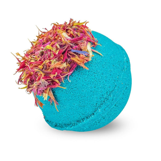 Stress Fix Bath Bomb for Kids & Adults - Calming Colourful Glitters & Spiced Fig Fragrance - Made in Australia by Bath Box