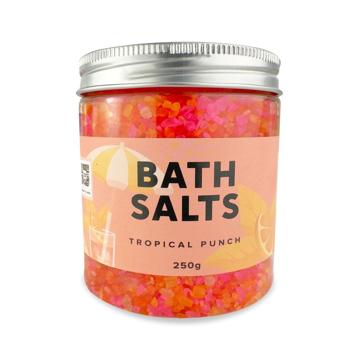 Tropical Punch Bath Salts - Epsom Magnesium & Sodium Chloride Soak - Bath Box Australia