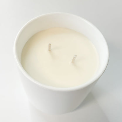 Vanilla Bourbon Candle - Natural Soy Wax, Large Triple Scented, Strong Double Wick Candle by Bath Box Australia